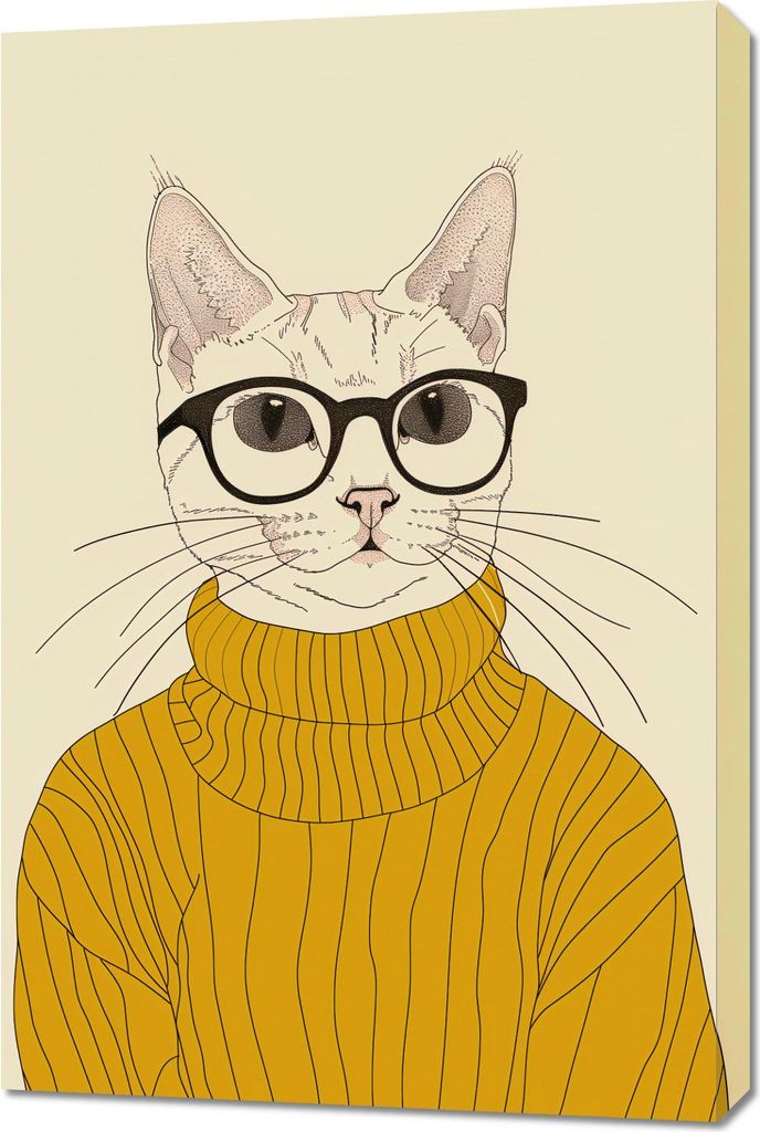 Bild 60x90cm Intellektualist