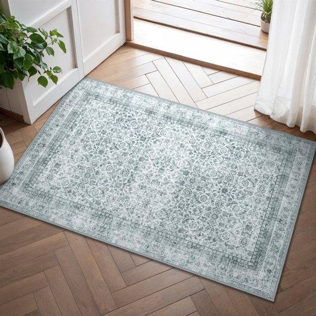 Vintage Wasbaar Vloerkleed 60x90cm Antislip für Wohnzimmer