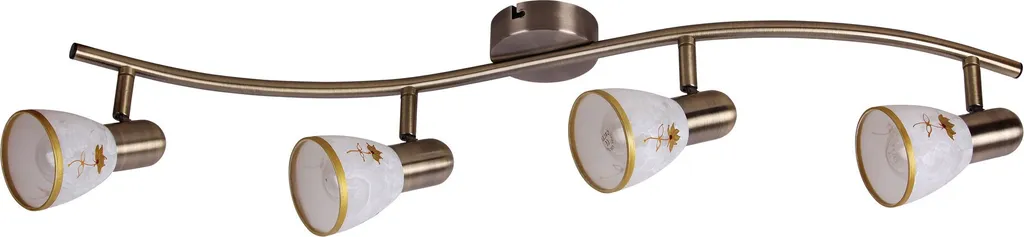 Rampe de spot de plafond Art Flower 4 lumières pour salon et chambre