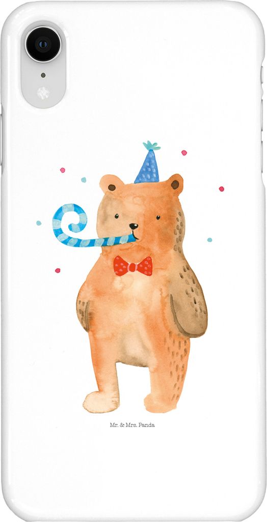 Mr. & Mrs. Panda Iphone XR Handyhülle Bär Geburtstag - Weiß - Geschenk, Teddy, Handy Case, Glückwunsch, Premium Kunststoff, Alles Gute, Happy B...