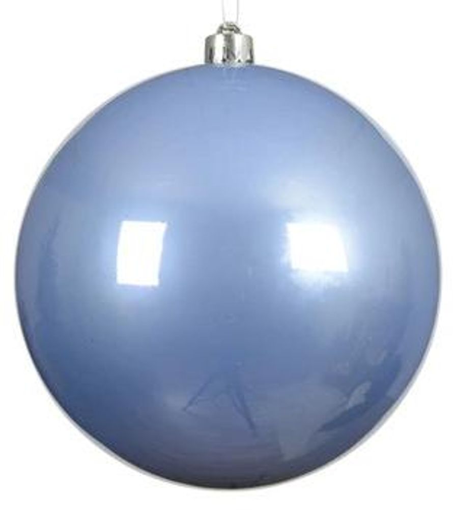 Kerstbal plc d14cm sky blauw Decoris Productafbeelding 
