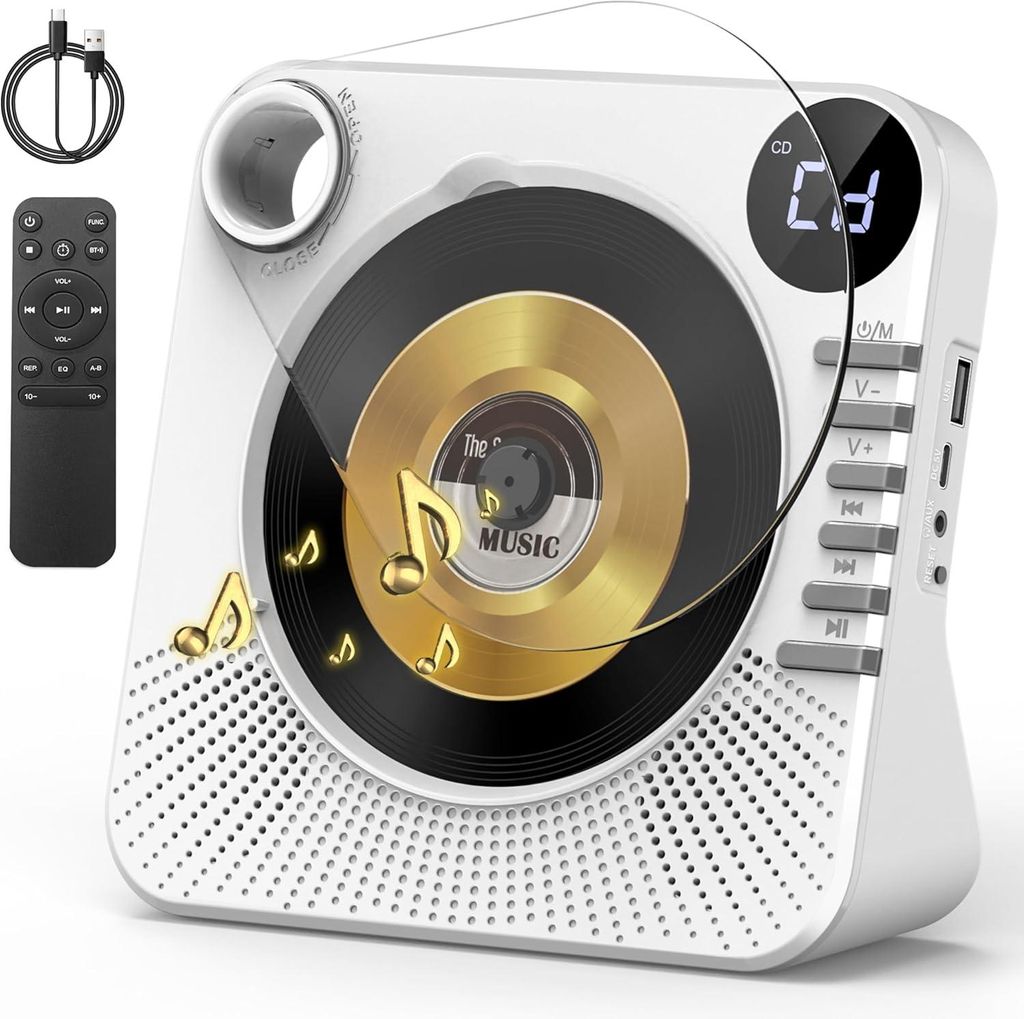 CD Player, Bluetooth CD-Player, Tragbar CD Player, Produktbild 