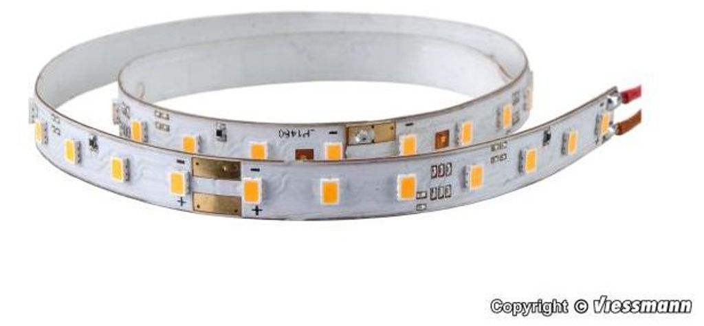 Viessmann 5088 - LED-Leuchtstreifen 5 mm breit mit 42 LEDs weiß - Neu