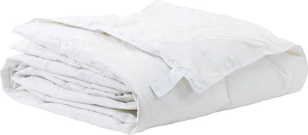 vidaXL Piumino bianco 240 x 200 cm piuma