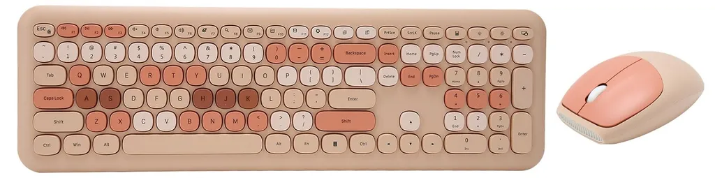Clavier et souris sans fil silencieux pour supprimer les câbles USB