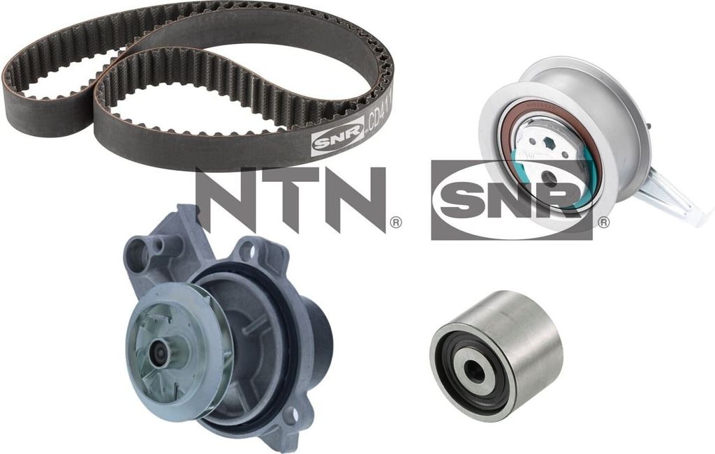 SNR KDP457.830 - OE 04L109119A Wasserpumpe + Zahnriemensatz für A1 (8X), Ibiza (6J, 6P), Toledo IV (KG3), Fabia III (NJ), Rapid (NH), Polo (6C, 6R)