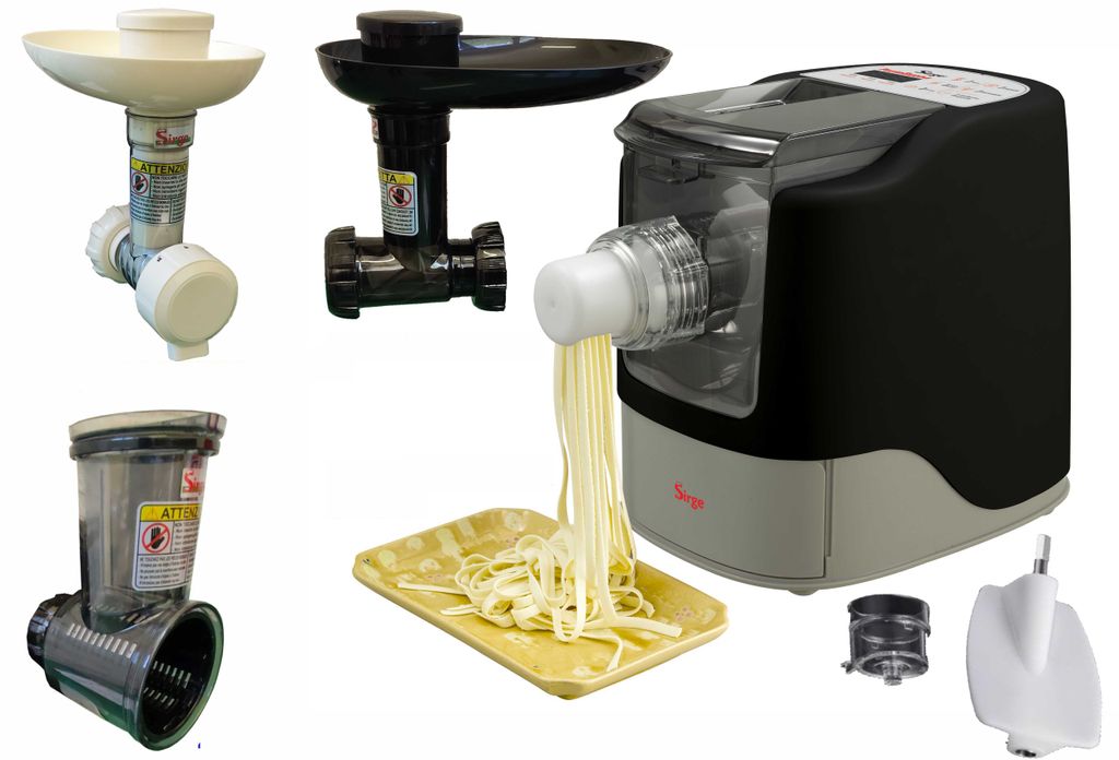 Multifunktionale Küchenmaschine für Pasta, Pizza, Brot, Fleischwolf, Gemüsewolf, 6-in-1-Eismaschine