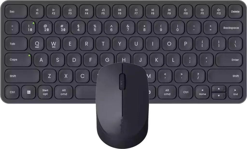 Clavier avec souris Rapoo 9010M gris pour le télétravail flexible
