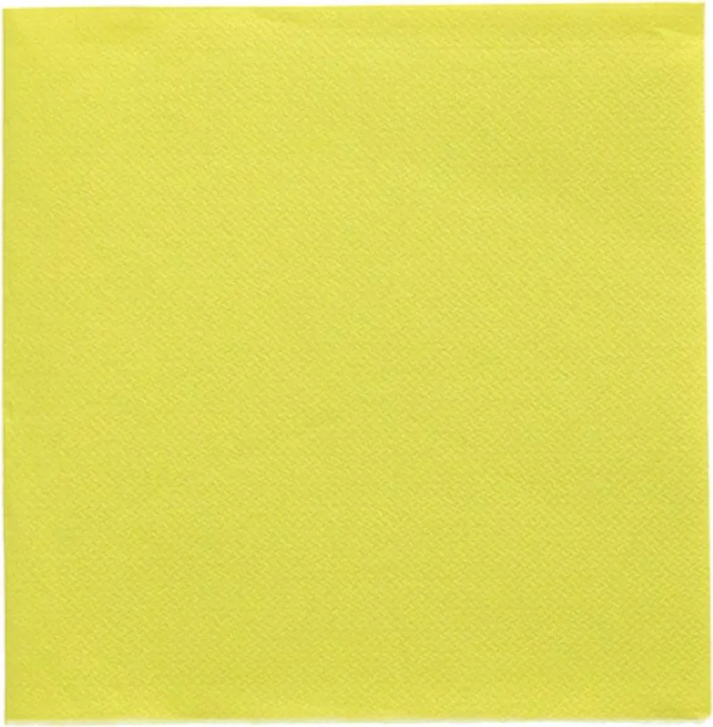 Serviettes 3 Plis 32x32 cm Vert Limon Haute Absorption PAPSTAR 89631