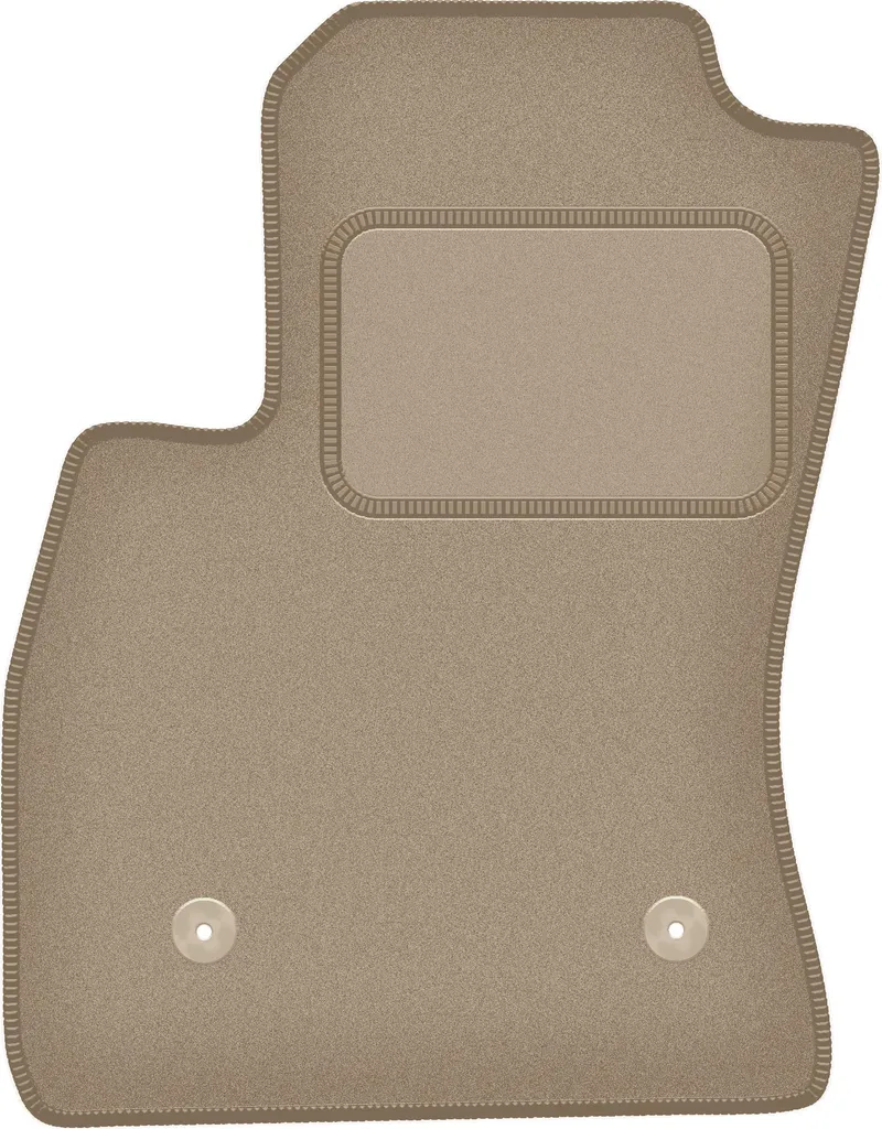 Tappetino conducente in velluto beige compatibile con RAM ProMaster (2013-, kombivan) – con fissaggi – su misura