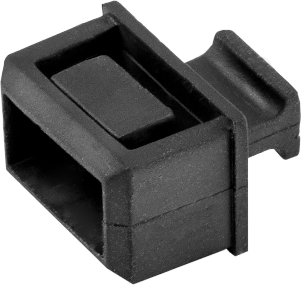 StarTech.com Staubschutzkappen für SFP - LWL SFP+ Schutzkappe - 10 Stück - Schutzumschlag - Schwarz (Packung mit 10)