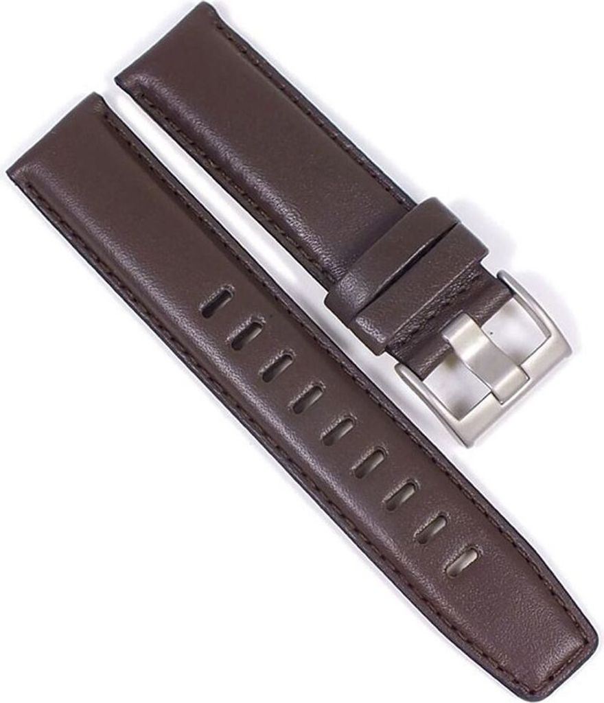 Timex Ersatzband Uhrenarmband Leder Band Wasserfest Braun 20mm für T49866