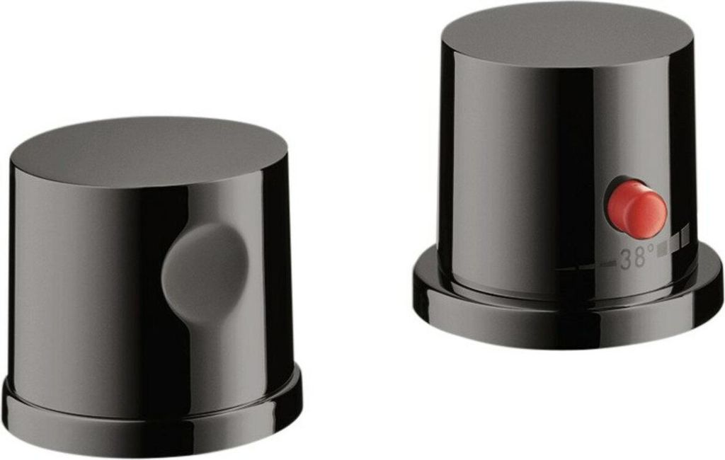 hansgrohe AXOR Uno 2-Loch Wannenrandarmatur, Thermostat, 2 Verbraucher, 38480330
