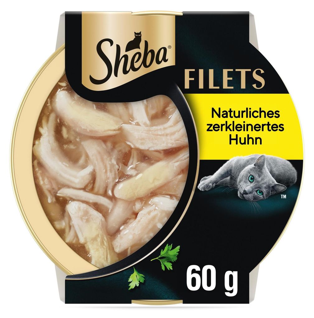 SHEBA Filets Adult Katzenfutter in Sauce mit Huhn 16 x 60g Produktbild 