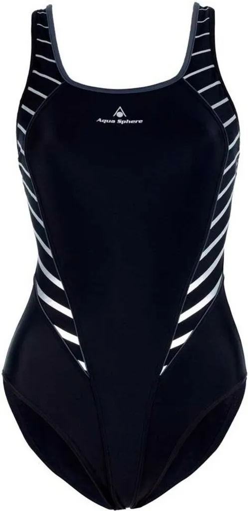Maillot de Bain Une Pièce Aquasphere Hoian Noir Natation Femme 34