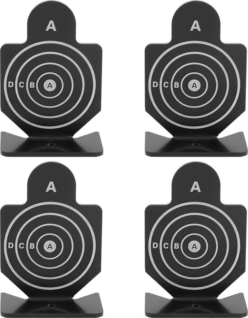 4pcs Shooting Target Aluminiumlegierung Shoot Range Trian Stand Indoor Entertainmenta Type