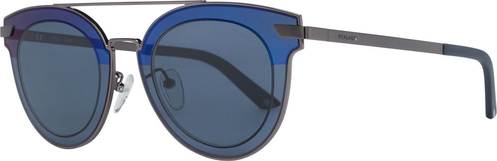 Police Sonnenbrille SPL349 0568 47 Herren Silber