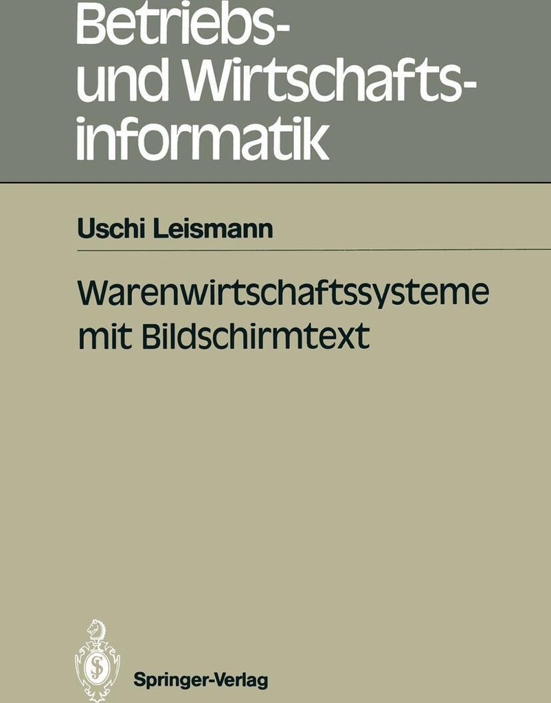 Warenwirtschaftssysteme mit Bildschirmtext