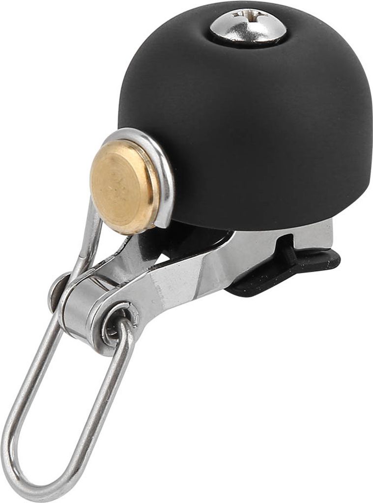 Lautstarke Fahrradklingel, robuste Lenkerklingel für Sicherheit, schwarz