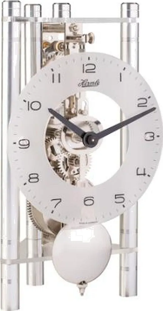 Horloge de bureau design argent pour décoration cabinet professionnel