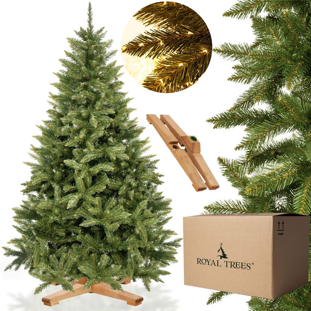 ROYAL TREES Knstlicher Weihnachtsbaum Kaukasus-Fichte 180