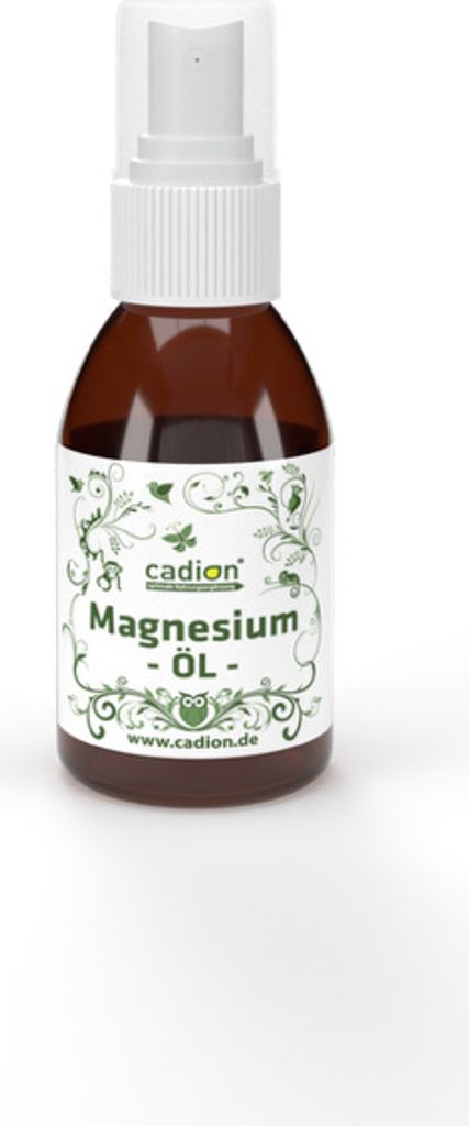 Cadion Magnesium-Öl aus den tiefen des Zechstein-Meeres. - Natürlich in der Glasflasche - 100ml