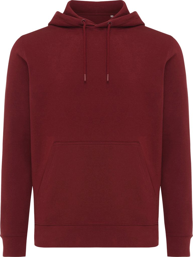 Iqoniq - "Rila" Kapuzenpullover Leicht für Herren/Damen Uni XD983 (XL) (Burgunderrot)