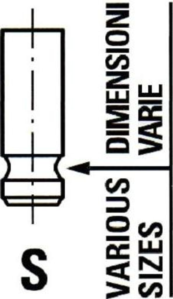 IPSA VL125200 Einlassventil passend für PEUGEOT 306 Schrägheck (7A, 7C, N3, N5) Ø34mm-Teller Ø6mm-Schaft