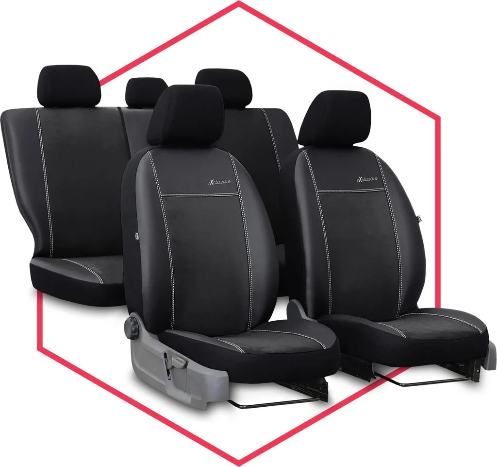 Fodere Sedili Kia Rio II Universali Nere - Eleganza e Comfort Auto - 20