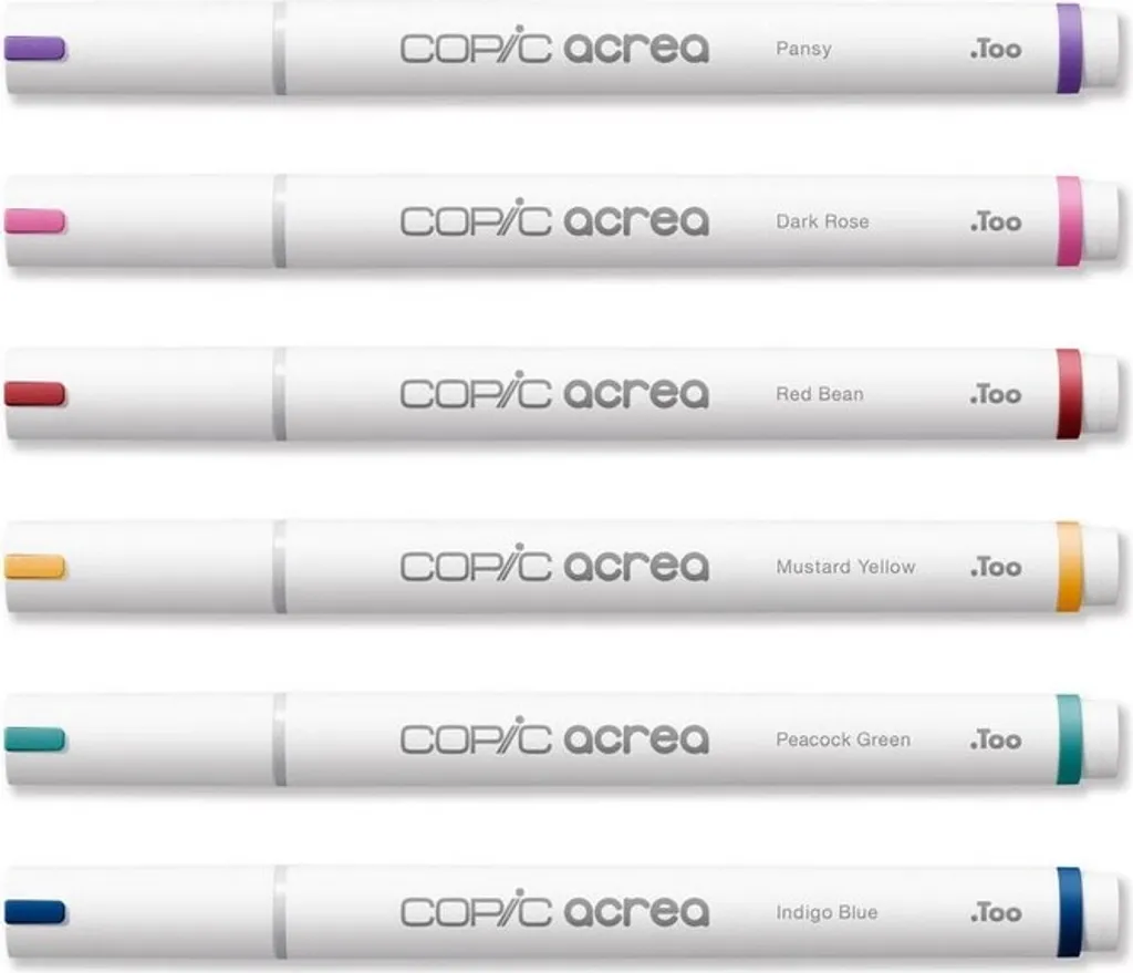 COPIC Marker acrea Deep Set de 6 marqueurs peinture opaque 20077603 - 4