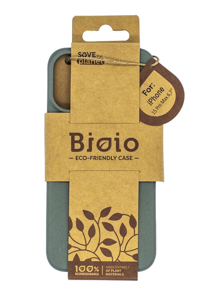 Kryt na mobil Forever Bioio na Apple iPhone 15 Pro Max - zelený