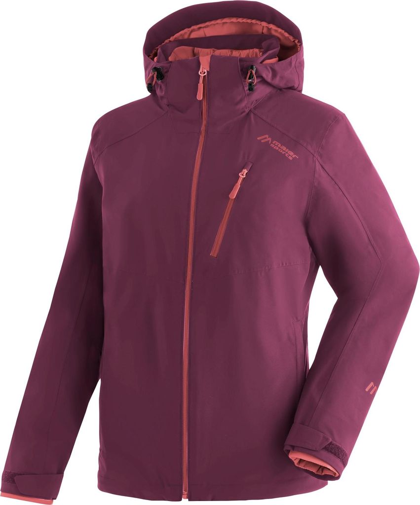 Maier Sports Damen Ribut 3in1 Jacke cherry/raspberry 44