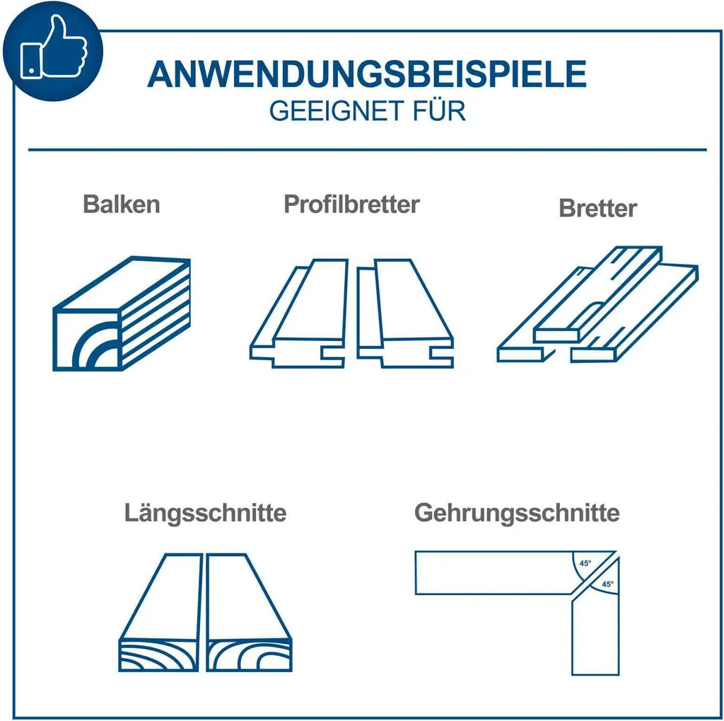 Scie de table Scheppach HS115 2000W pour couper droit et sans effort
