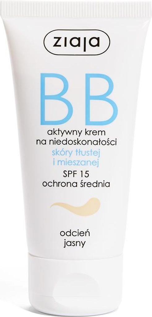 Ziaja BB Cream Oily and Mixed Haut Light50ml SPF15 BB Cream Produktbild 