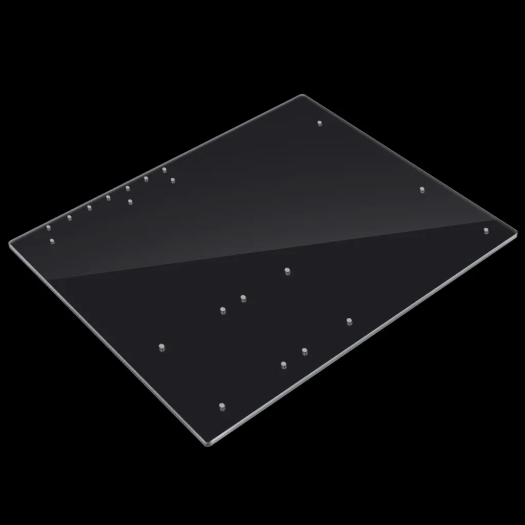 Boîtier PC Transparent Acrylique Overlock avec Base Stable pour Setup DIY