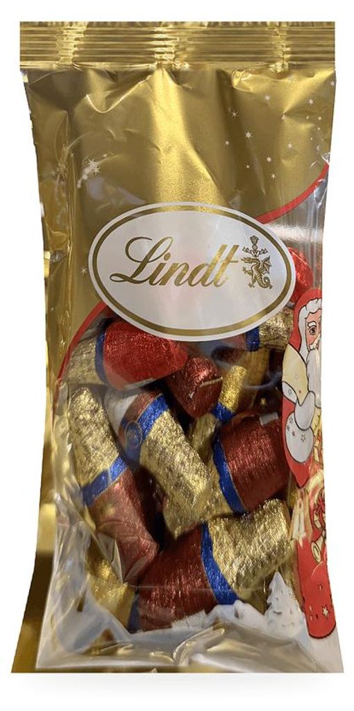 Lindt Alkohol-Flaschen Goldener Beutel 600 g Produktbild 
