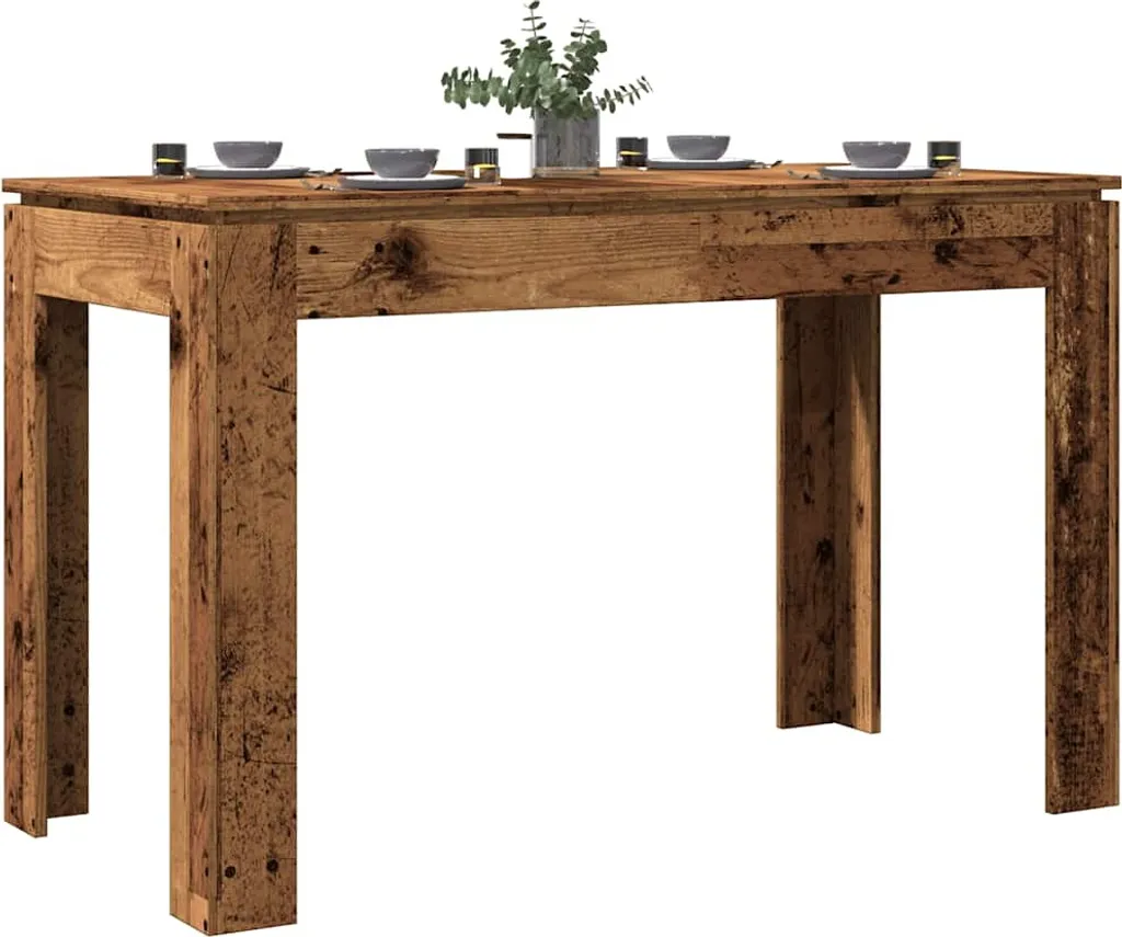 Design Nuovo tavolo da pranzo in legno di recupero 120x60x76 cm materiale a base di legno - Tavoli da pranzo Möbel2025 CHY2302383 1parcel