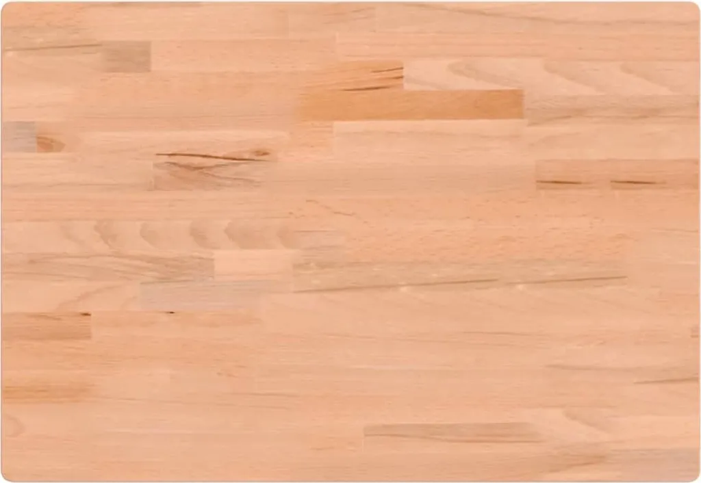 Piano Scrivania 80x55 Faggio Massello | Pannello Legno per Tavoli DIY