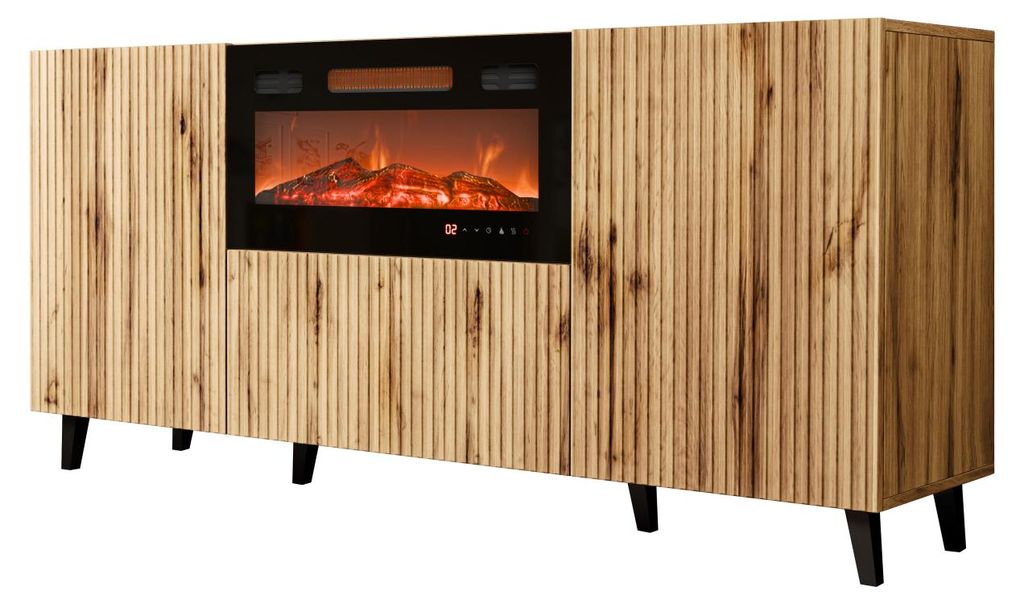 MIRJAN24 Kommode Vamos 180 mit Kamin, Stilvoll Schlafzimmer Produktbild 