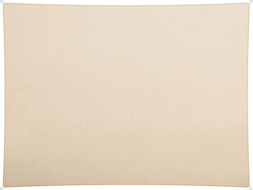 Brise-soleil 3x4m Plonos PL-885 beige en tissu respirant haute densité