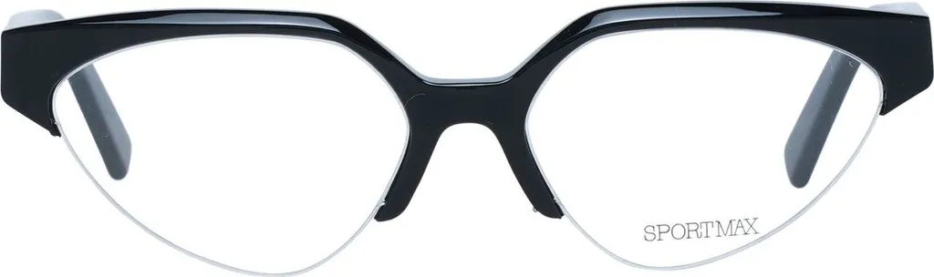 Montatura Donna Sportmax SM5004 54001: Minimalismo e Qualità Nera