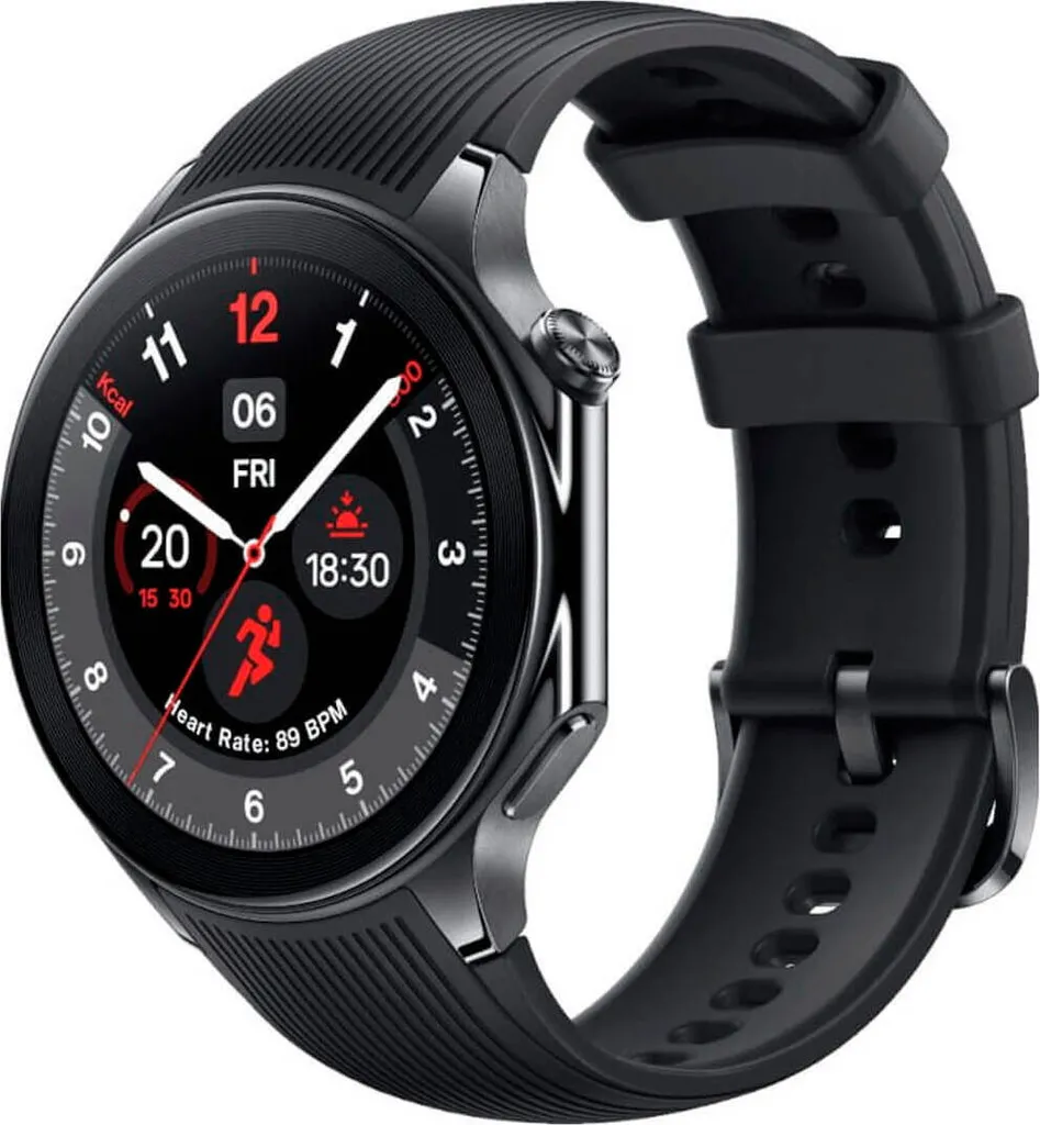 OnePlus Watch 2 montre connectée AMOLED 47mm noire avec GPS intégré