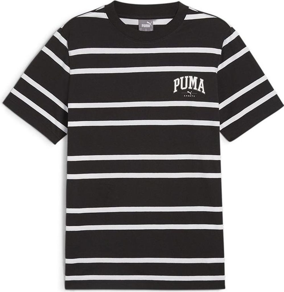 PUMA SQUAD Stripe AOP T-Shirt Herren schwarz L