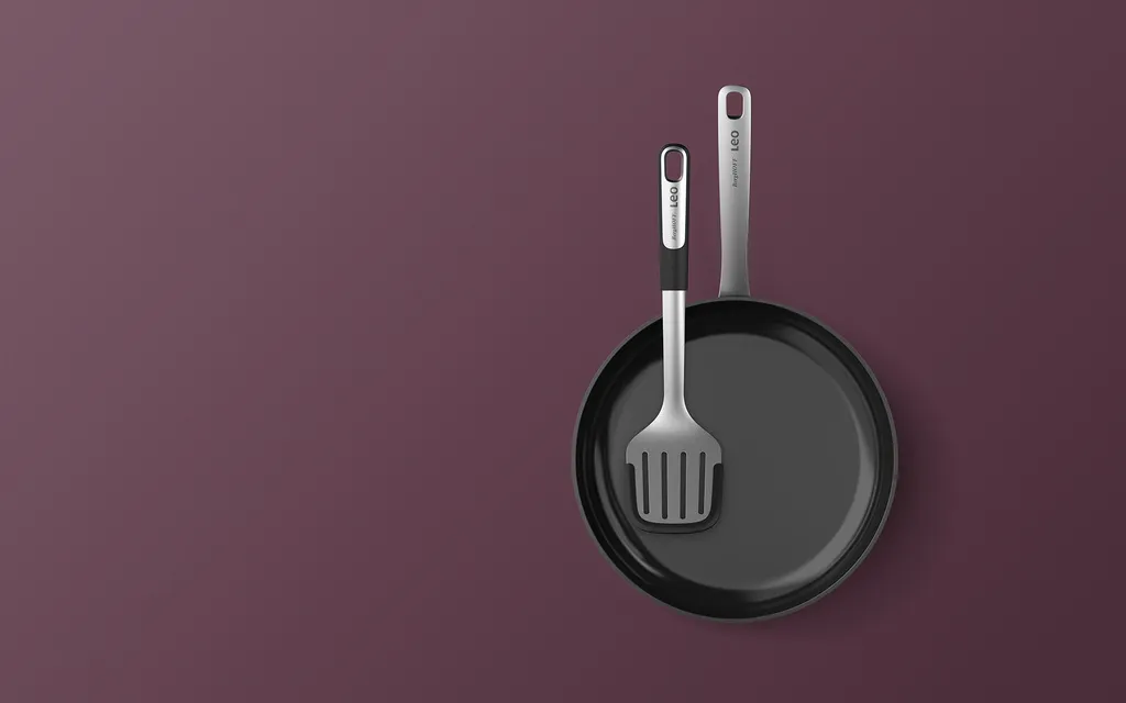 Ustensiles de cuisine gris graphite BergHOFF Leo en kit de 3 accessoires - 3