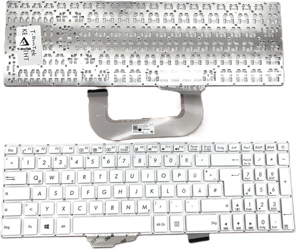 DEUTSCHE-Tastatur Keyboard kompatibel für Asus VivoBook 17 X705UV