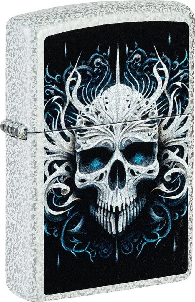 Zippo Benzin-Feuerzeug Glacier color Abstract Skull, unbefüllt 60007694