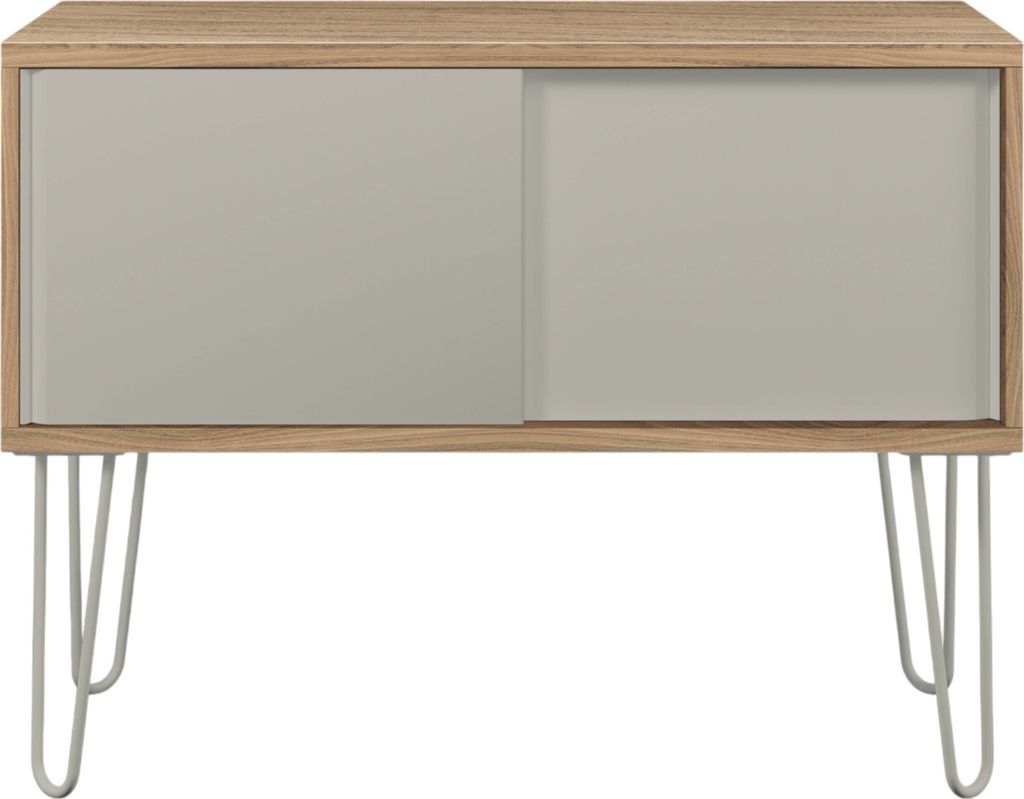 Bisley MultiRange Sideboard - Farbe: Nussbaum/Lichtgrau