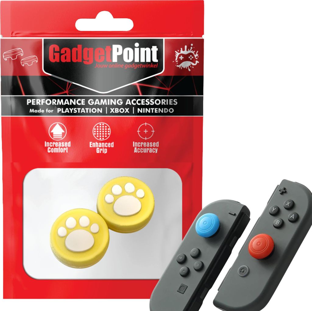 Thumbgrips - Thumb Grips voor Nintendo Switch Joy-Con Controllers - Gaming Thumbgrips - Performance Anti-Slip Thumbsticks - Bescherming Accessoires...