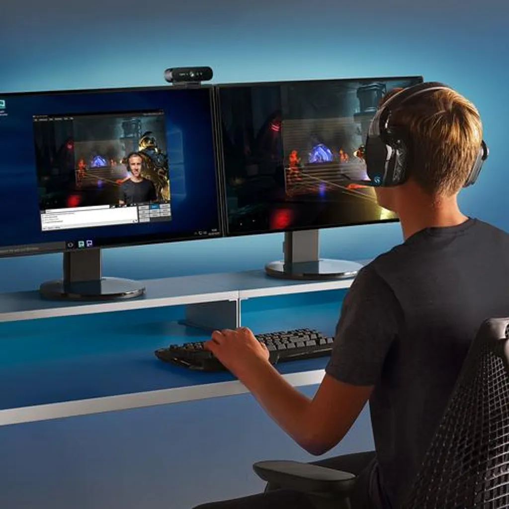 Webcam 4K Logitech BRIO Stream Edition pour Streaming et Visioconférence - 39