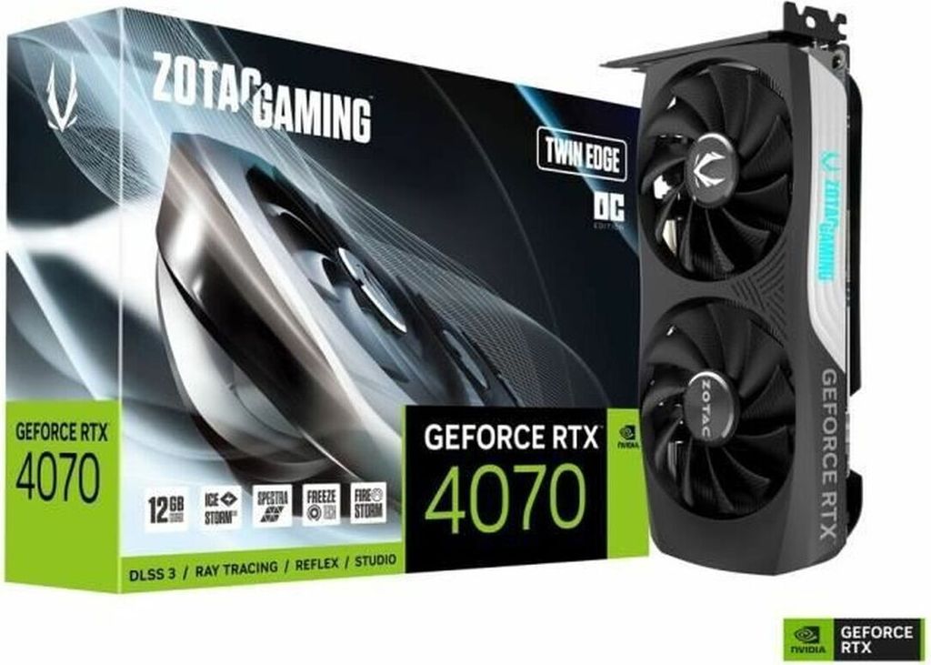 ZOTAC RTX 4070 Twin Edge OC 12GB GDDR6 - Grafikkarte - Obrázek produktu 